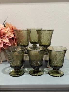 La Rochere Amboise Olive Green
Tumbler Glasses Set -6 French Goblets
New France